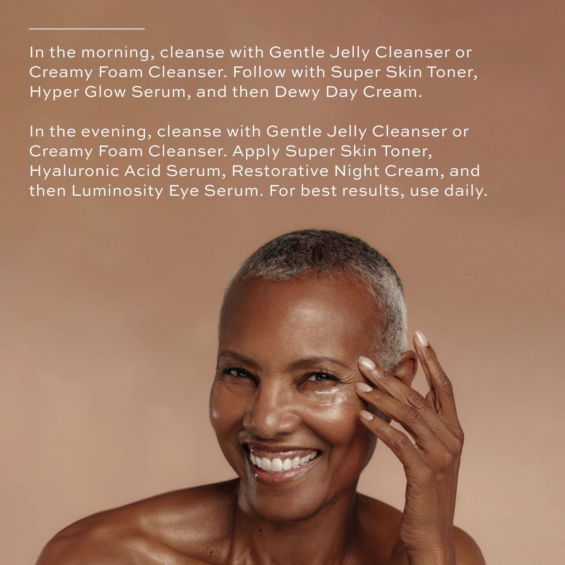 Deluxe Skin System steps