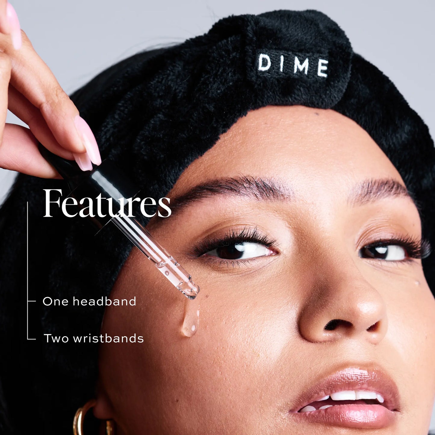 One headband, two wristbands